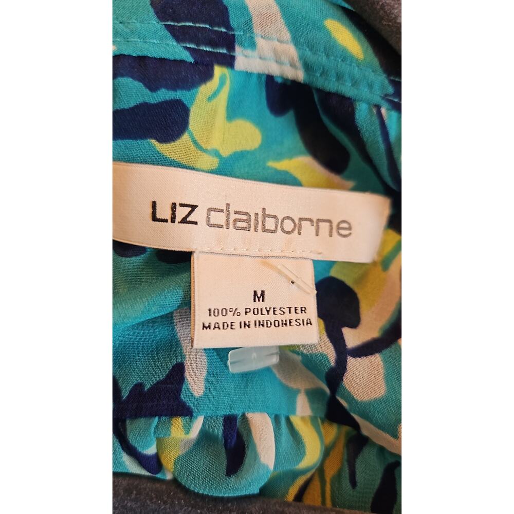 LIZ CLAIBORNE - Turquoise Shirt - Picture 4 of 5